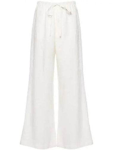 Forte drawstring linen wide pants 270106 - FORTE FORTE - BALAAN 1