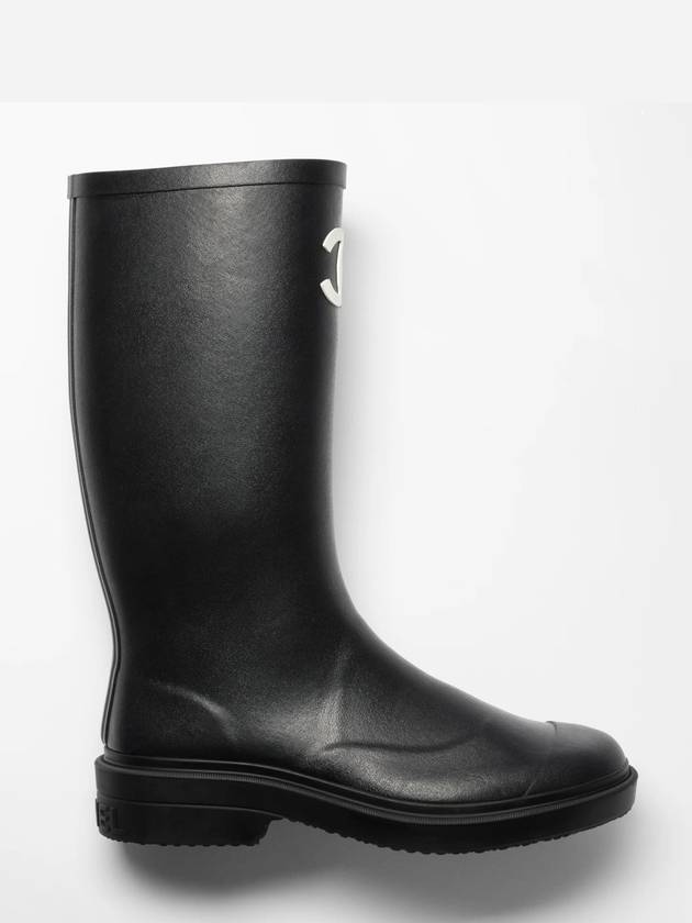 Boots Caoutchouc Black - CHANEL - BALAAN 3