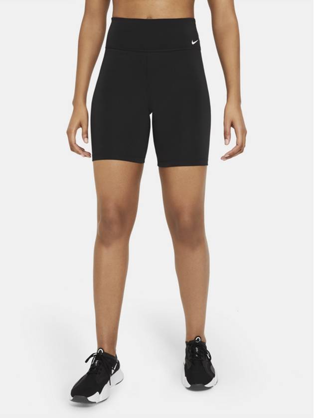 Women's Mid-Rise 7Inch Biker Shorts Black - NIKE - BALAAN 3