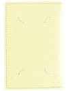 Stitched Bi-Fold Leather Card Wallet Lemon - MAISON MARGIELA - BALAAN 2