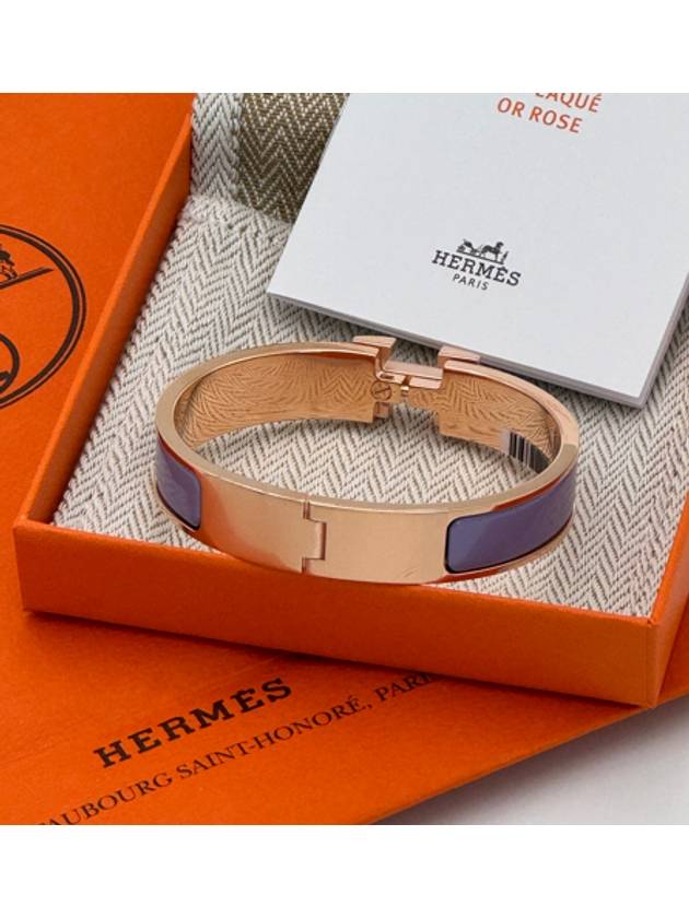 Clic H Bracelet Rose Gold - HERMES - BALAAN 3