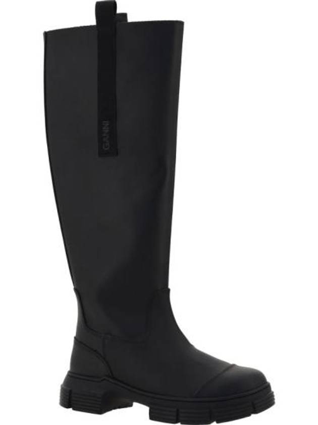 Country Rubber Rain Boots Black - GANNI - BALAAN 3