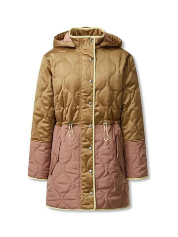 30 9 29 PS Women s Color Block Quilted Coat Camel - PAUL SMITH - BALAAN 1