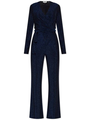 Diane Von Furstenberg Jumpsuit Cosima, Women's, Navy Blue - DIANE VON FURSTENBERG - BALAAN 1