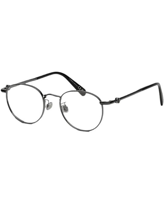 Eyewear Round Metal Eyeglasses Black - MONCLER - BALAAN 1