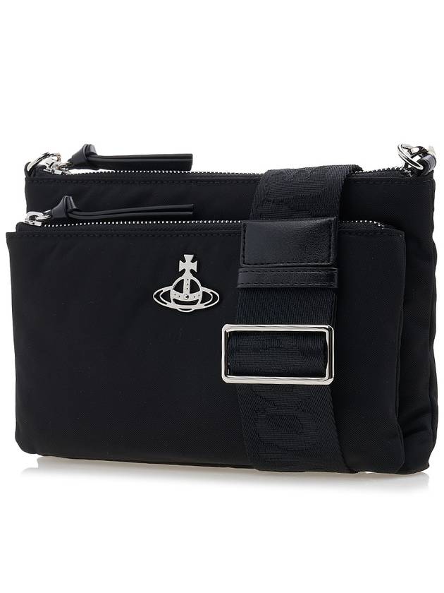 Penny ORB Logo Removable Strap Cross Bag Black - VIVIENNE WESTWOOD - BALAAN 3