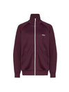 Embroidered Logo Track Jacket Dark Purple - KENZO - BALAAN 1