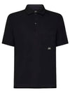 Pocket Polo Shirt Black - CP COMPANY - BALAAN 2