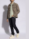 Micro Light Suede Jacket Grey - TOM FORD - BALAAN 3