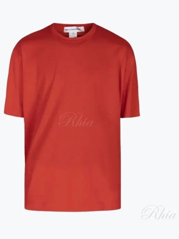 Cotton Short Sleeve T Shirt Top FKT015 RED - COMME DES GARCONS - BALAAN 1