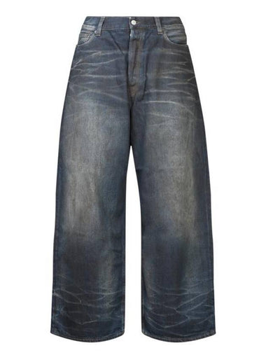 Super Baggy Fit Denim Wide Jeans Dark Blue - ACNE STUDIOS - BALAAN 1