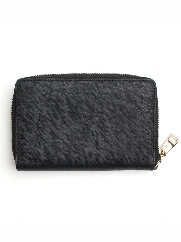 Tory Burch Black Saffiano Leather Medium Wallet - TORY BURCH - BALAAN 2