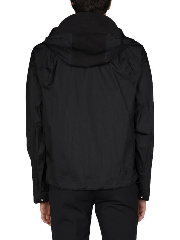 Aspen Down Jersey Track Training Jacket Black - TEN C - BALAAN 4