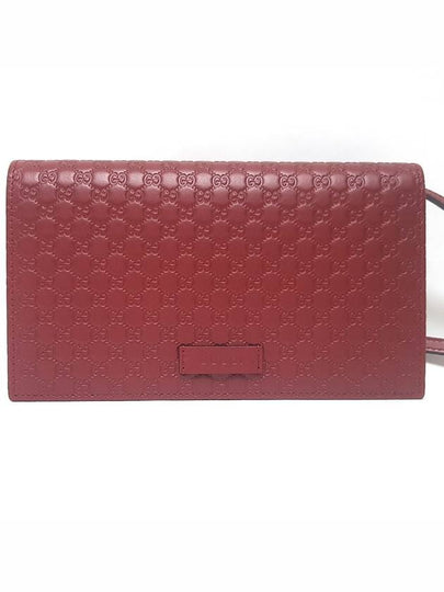 Microssima Strap Wallet Cross Bag Red - GUCCI - BALAAN 2