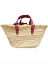 Triomphe Teen Raffia Tote Bag Beige - CELINE - BALAAN 4