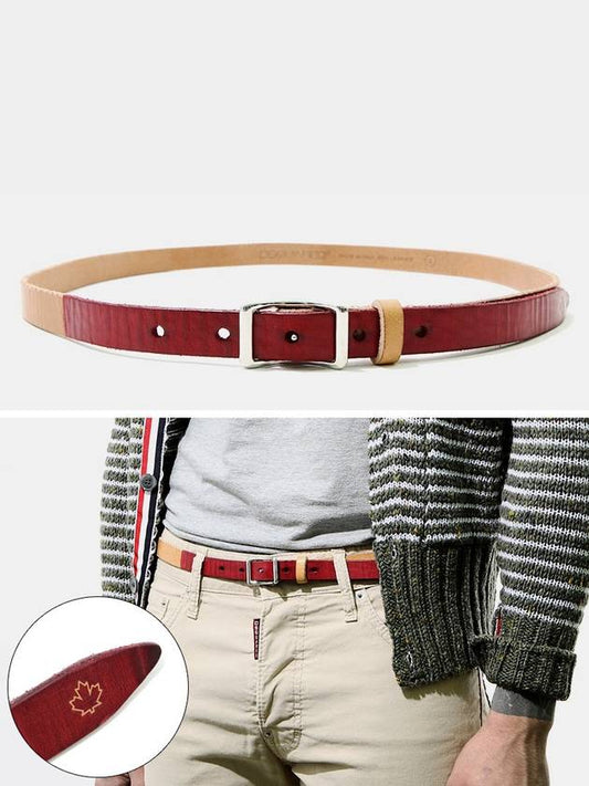 Men's leather belt BE4032 V251 47 - DSQUARED2 - BALAAN 1