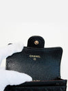 Classic Grained Calfskin Card Wallet Black - CHANEL - BALAAN 10