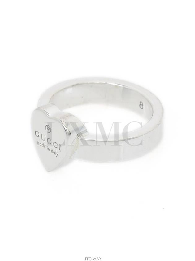 Trademark Silver Heart Ring No 8 223867 - GUCCI - BALAAN 2