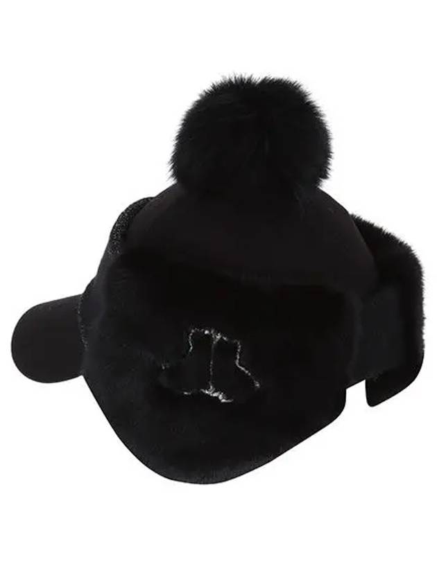 Women s Terrier Decorated Ball Cap 8404LXAC BLACK - BLACK&WHITE - BALAAN 3