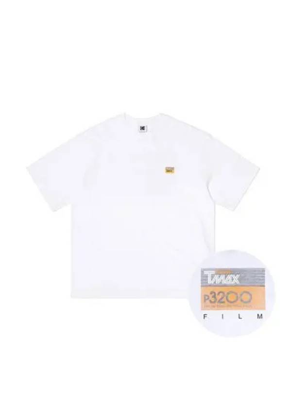 KODAK Apparel film graphic semi overfit short sleeve t shirt white - KODO - BALAAN 1