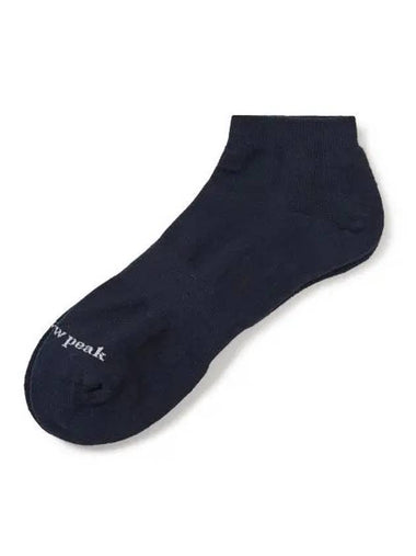 Basic Sneakers Socks Navy S24ZUFSO85 - SNOW PEAK - BALAAN 1