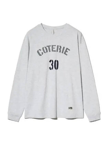 Cotteri Long Sleeve T Shirt Melange White - KIJUN - BALAAN 1