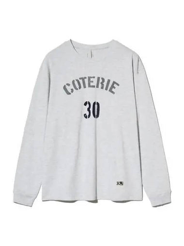 Cotteri Long Sleeve T Shirt Melange White - KIJUN - BALAAN 1