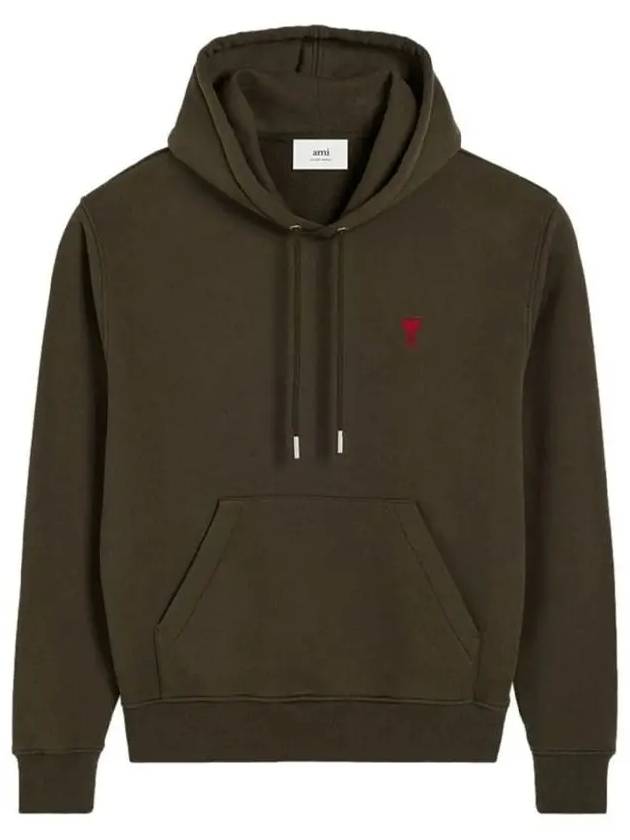 De Coeur Hoodie Dark Coffee - AMI - BALAAN 3