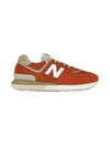 Women's 574 Legacy Low Top Sneakers Orange - NEW BALANCE - BALAAN 2