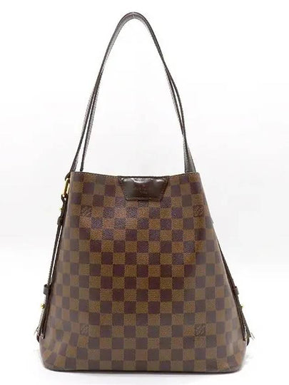 N41108 Damier Eben Canvas Cabas Rivington Shoulder Bag - LOUIS VUITTON - BALAAN 2