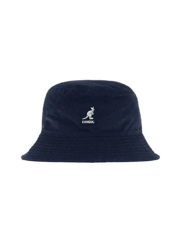 K4228HT NAVY Cord Corduroy Bucket Hat - KANGOL - BALAAN 1