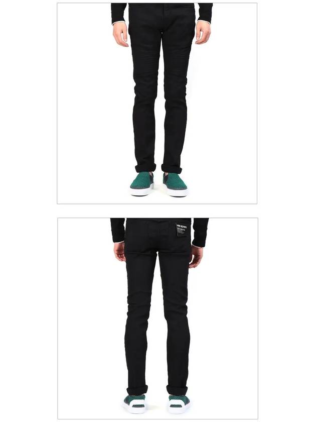 Biker Skinny Jeans Black - NEIL BARRETT - BALAAN 3