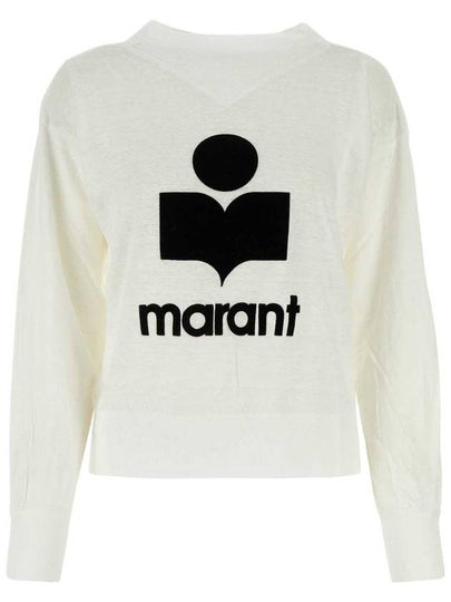 Kilsen Logo Print Sweatshirt White - ISABEL MARANT ETOILE - BALAAN 2