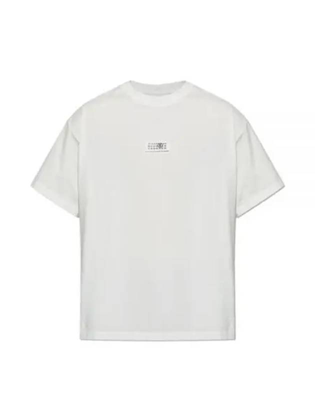 Logo Crew Neck Short Sleeve T-Shirt White - MAISON MARGIELA - BALAAN 2