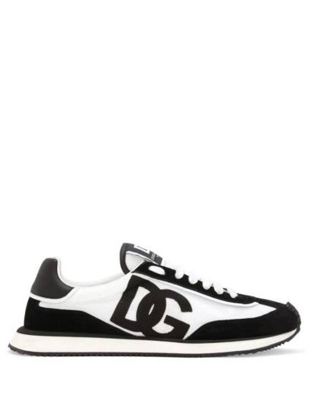 DG Logo Cushion Low Top Sneakers White Black - DOLCE&GABBANA - BALAAN 1