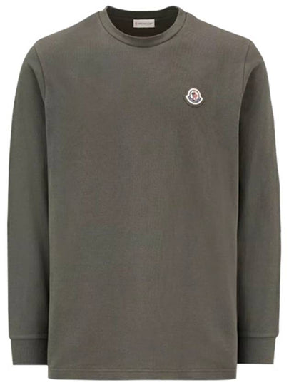 Logo Long Sleeve T-Shirt Olive - MONCLER - BALAAN 2