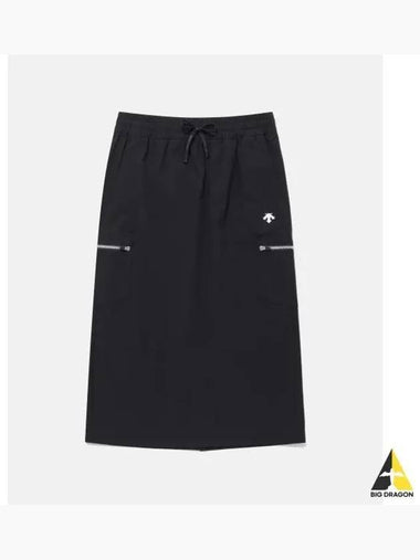 Women s Woven Cargo Skirt Black SP322USK79 - DESCENTE - BALAAN 1