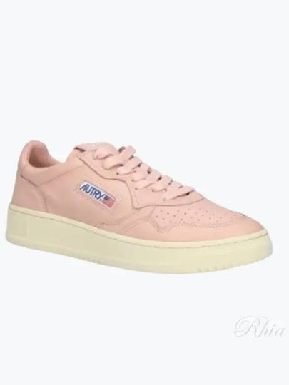 Women's Medalist Goatskin Low Top Sneakers Pink - AUTRY - BALAAN 2