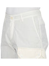 Nylon Tactel Cargo Bermuda Shorts White - TEN C - BALAAN 9