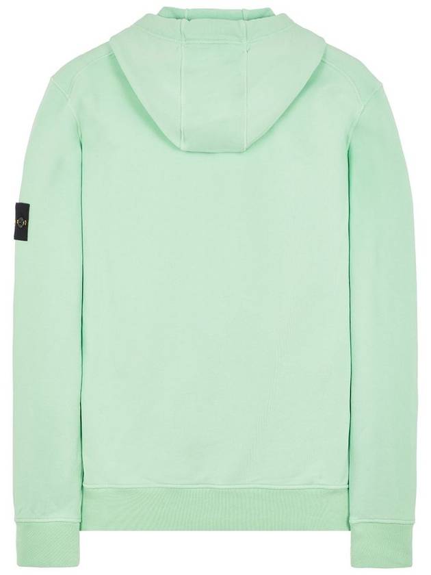 Signature Logo Patch Hoodie Light Green - STONE ISLAND - BALAAN 3