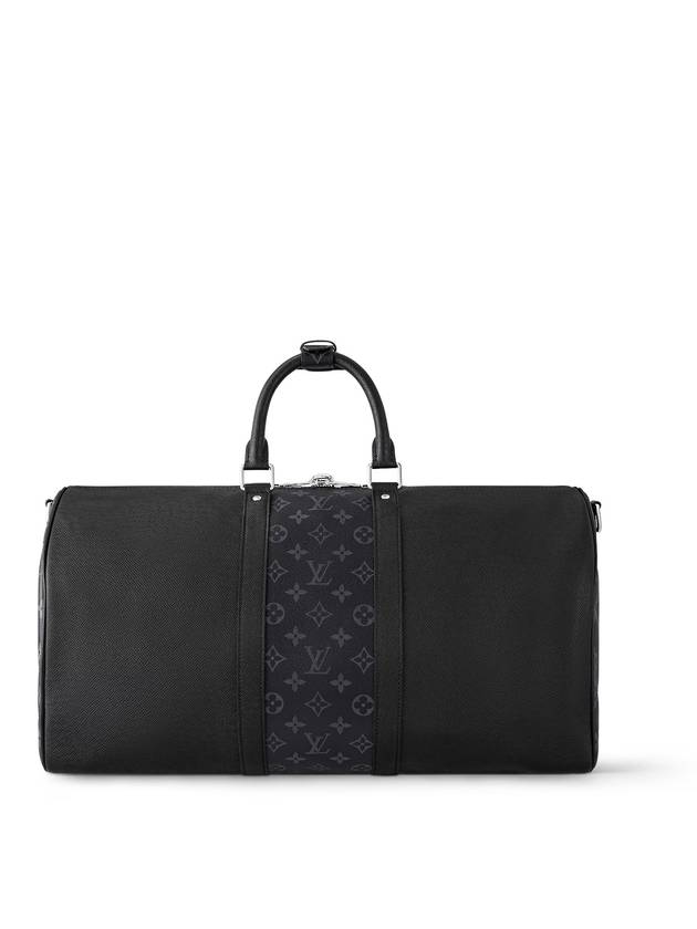 Keepall Bandoulier 50 Duffel Bag Black - LOUIS VUITTON - BALAAN 8