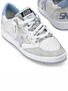 Ball Star Blue Tab Low Top Sneakers White - GOLDEN GOOSE - BALAAN 2