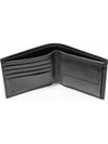 Horsebit Leather Two-Fold Half Wallet Black - GUCCI - BALAAN 5