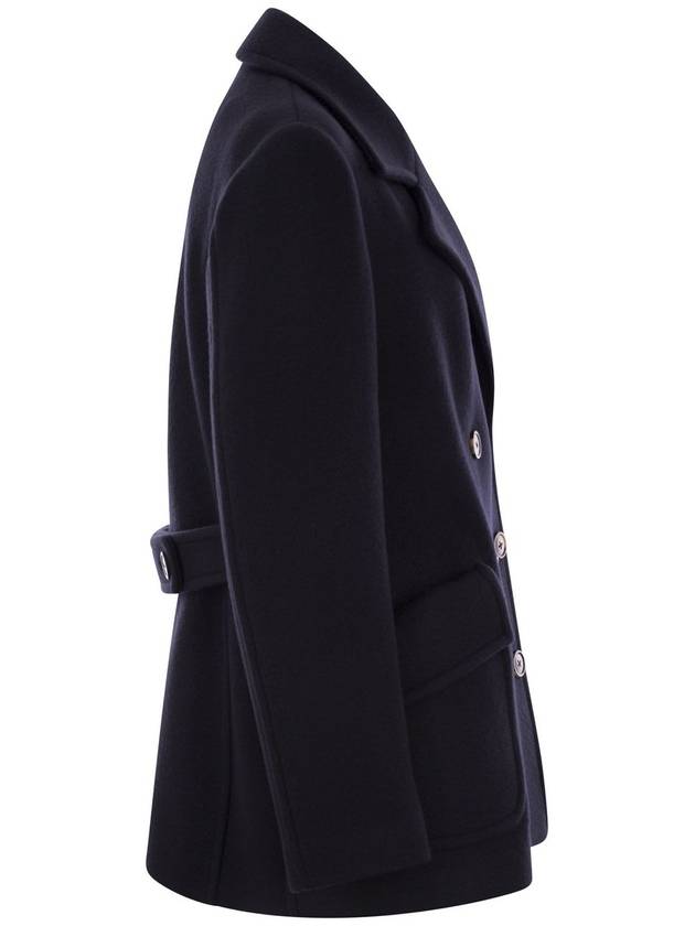 Wool and Cashmere Peacoat - FAY - BALAAN 3