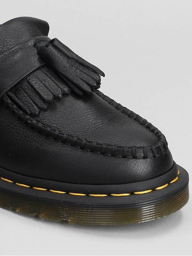 Adrian Virginia Leather Tassel Loafers Black - DR. MARTENS - BALAAN 6