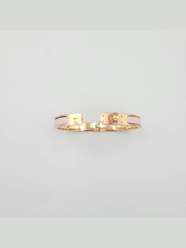 Mini Clic Kelly Bracelet Rose Gold - HERMES - BALAAN 5