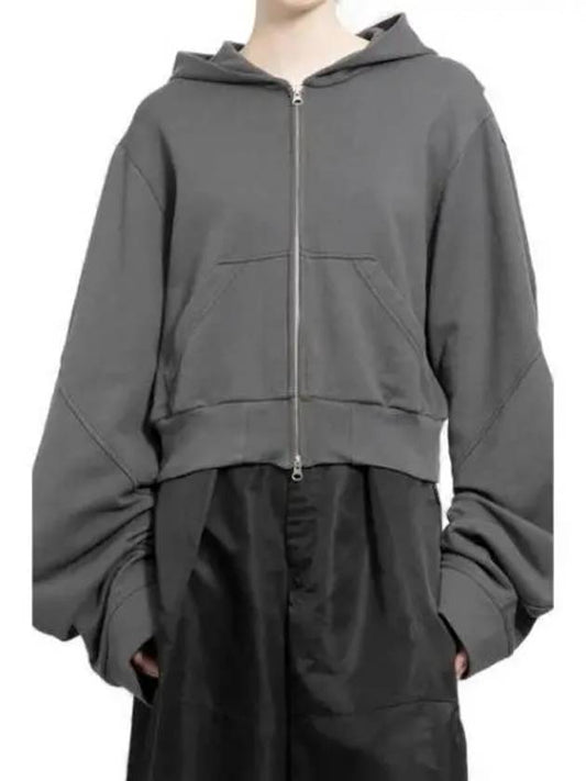 MM6 Maison Margiela Sweatshirt Zip up Hood Dark Gray S62HG0025M25003855 1228816 - MAISON MARGIELA - BALAAN 1