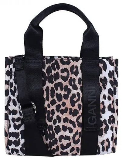 Leopard Tech Small Tote Bag - GANNI - BALAAN 2