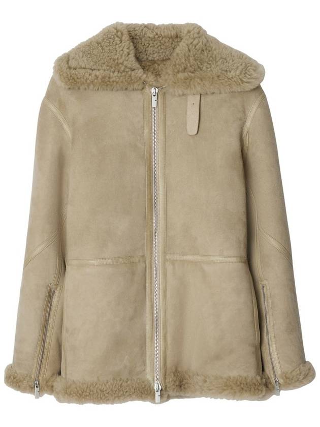 Aviator Shearling Jacket Field - BURBERRY - BALAAN 2