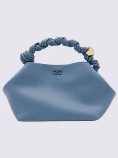 Leather Bou Cross Bag Light Blue - GANNI - BALAAN 2